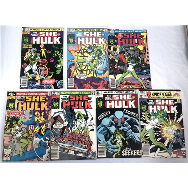 Savage She-Hulk Comic LOT 14-23 - Marvel 1981
