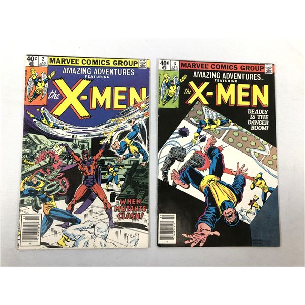 Amazing Adventures XMEN Comic LOT - 2 & 3 - 1979 Marvel
