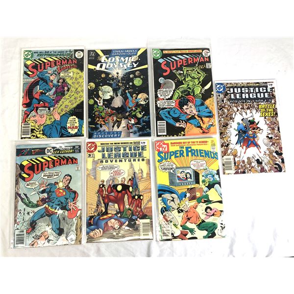 Supermand & Justice League Comic LOT x7