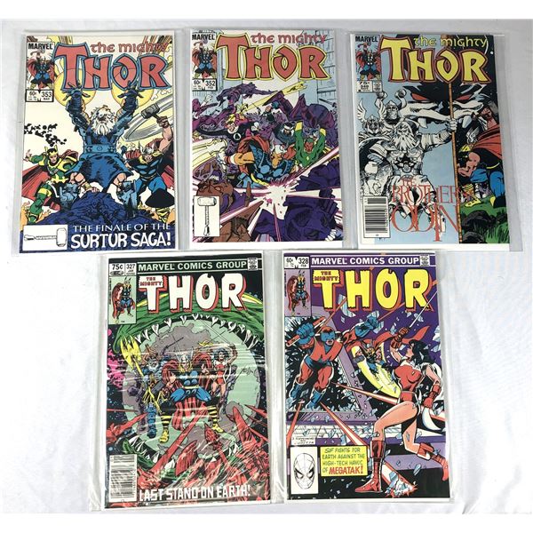 The Mighty THOR Lot x5 - 327-353 - Marvel