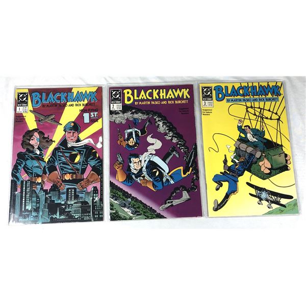 Blackhawk Issues 1,2 & 3 - DC Comic