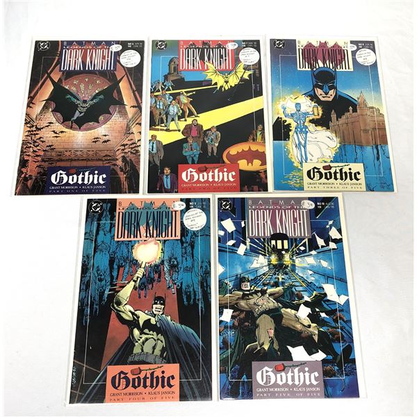 Batman Legends of the Dark Knight RUN 6 to 10 - Gothic DC