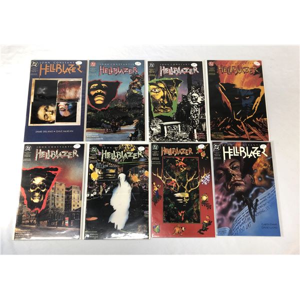 Hell Blazer Comic LOT x8 - DC