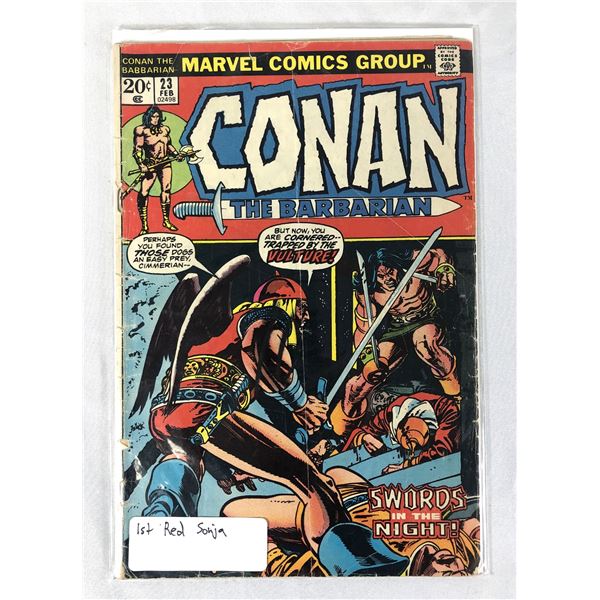 Conan The Barbarian No.23 - 1973 Red Sonja - Marvel