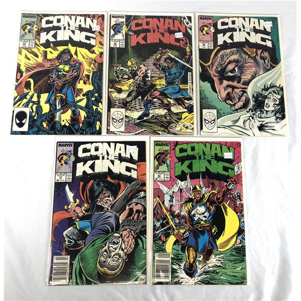 Conan The King Comic LOT x5 - Marvel