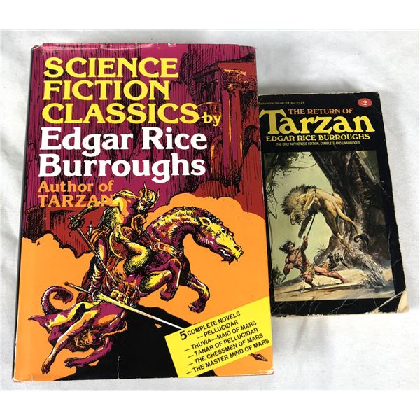 Edgar Rice Burroughs x2 Books - Tarzan Classics