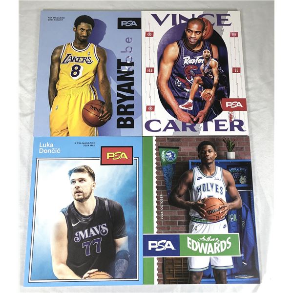 PSA Grading Magazines x4 - Kobe, Carter