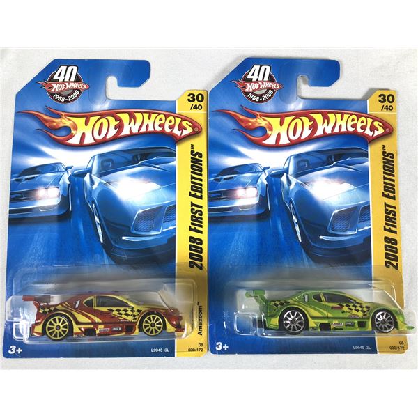2008 Hot Wheels AMAZOOM First Editions x2 - Variants