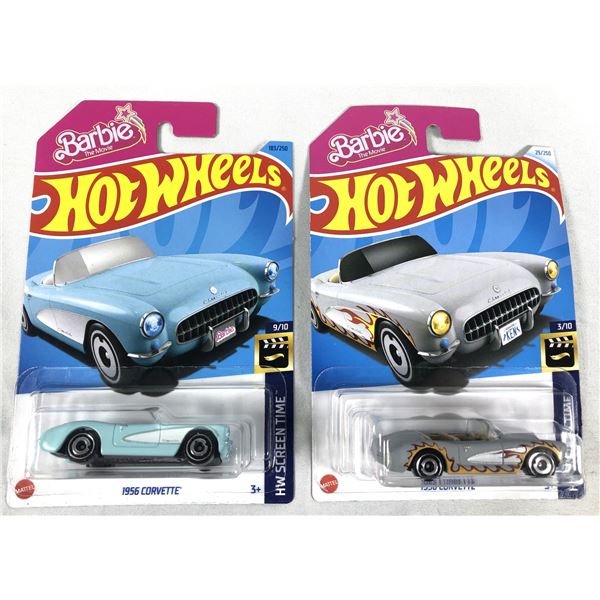 2021 Barbie Hot Wheels x2 - 1956 Corvette