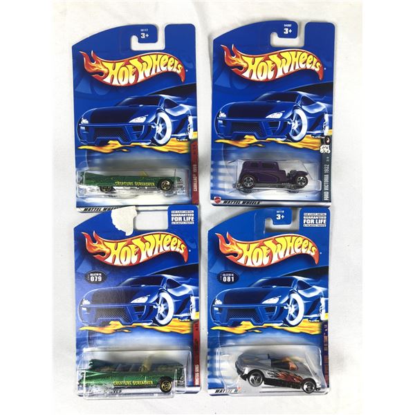 2000 Hot Wheels LOT x4