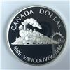 Image 1 : 1986 Canada SILVER Dollar Train Proof - W/ Case