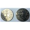 Image 2 : 1977 Queen Elizabeth SILVER Jubilee Coins x2