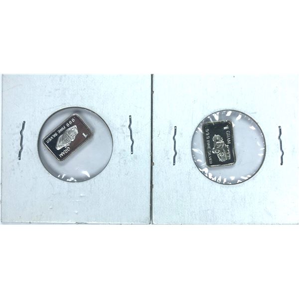 .999 Fine Silver - 2 GRAMS