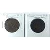 Image 1 : 1931-51 South Africa 1 Pence Coins x2