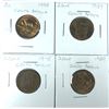 Image 1 : South Africa 2 Penny Coin LOT x4 - 1975 to 1989