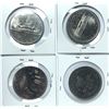 Image 2 : Canadian 1 Dollar Coin LOT x4 - 1971 to 1981