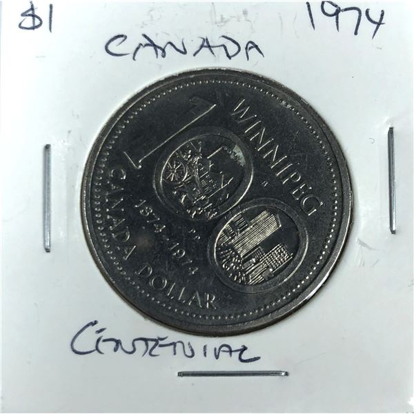 1974 Canada 1 Dollar COIN - Winnipeg
