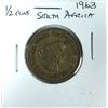 Image 1 : South Africa 1/2 Cent Coin - 1963