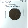 Image 1 : 1955 South Africa 1/4 Pence Coin