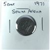 Image 1 : South Africa 5 Cent Coin - 1971