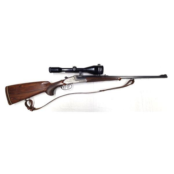 Josef Hambrusch Rifle Ferlach Austria 6.5 x 57R c/a Zeiss 8 x 56 Scope