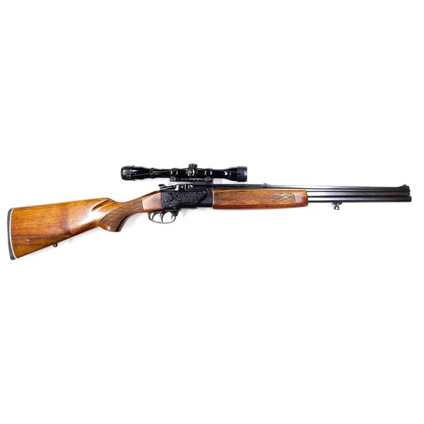 CZ BRNO Model ZH 305 Combo Rifle 12 ga / 22 High Power c/w Scope