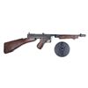 Image 9 : Thompson Model 1928A1 Machine Gun Deactivated c/w 100 Rd Drum Magazine