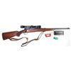 Image 1 : Winchester Model 54 bolt Action Rifle 356 Win c/w Dies & Brass
