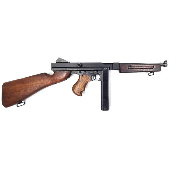 Thompson Model M1A1 Machine Gun DEACTIVATED c/w Original Stick Magazine