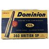 Image 1 : 303 British Dominion VINTAGE - 19 Rounds