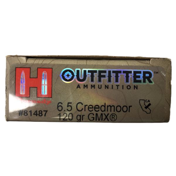 6.5 Creedmoor Hornady 120 Grain - 20 Rds