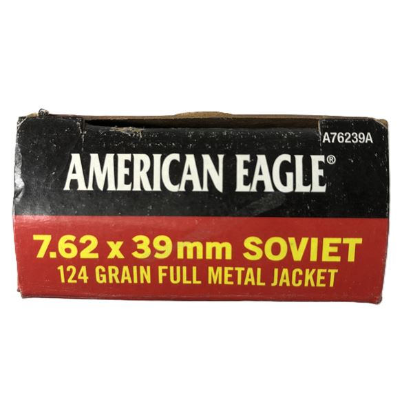 7.62 x 39 AE Soviet FMJ - 20 Rounds