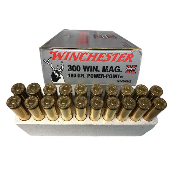 300 WIN Mag Winchester - 180 Grain PP - 20 Rds