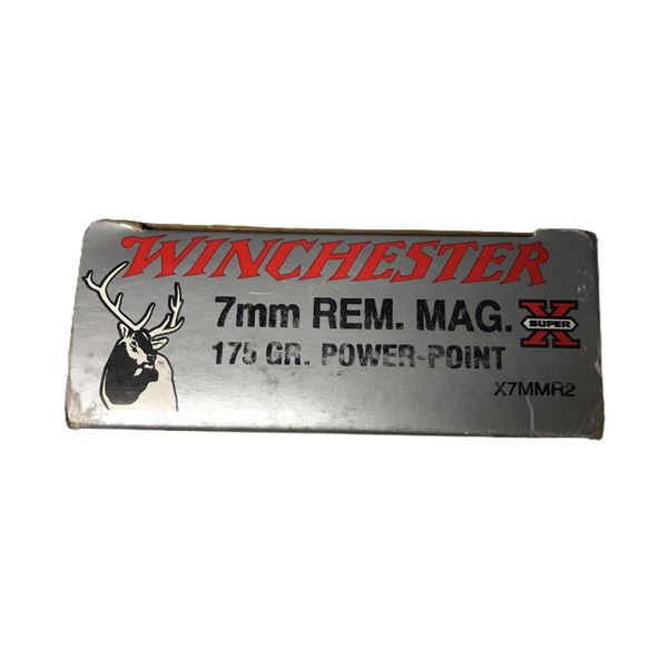 7MM Rem Mag Winchester - 175 Grain PP - 20 Rds