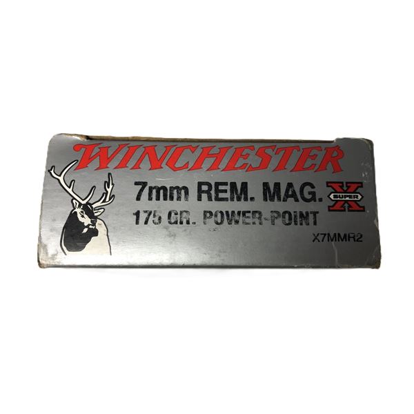 7MM Rem Mag Winchester - 175 Grain PP - 20 Rds