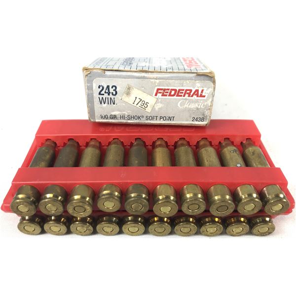 243 WIN Lot - 20 Rounds