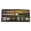Image 1 : 243 WIN Federal Fusion - 95 Grain BSP - 20 Rds