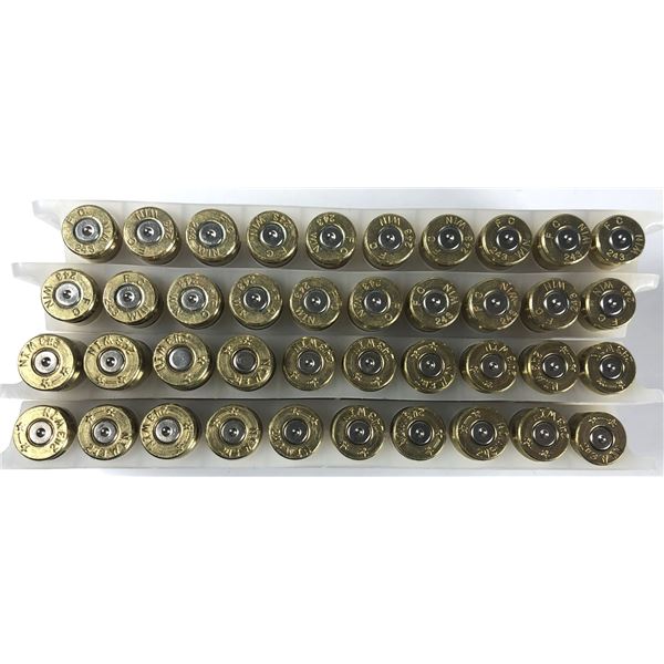 243 WIN Federal 38 Brass & 2 Rounds