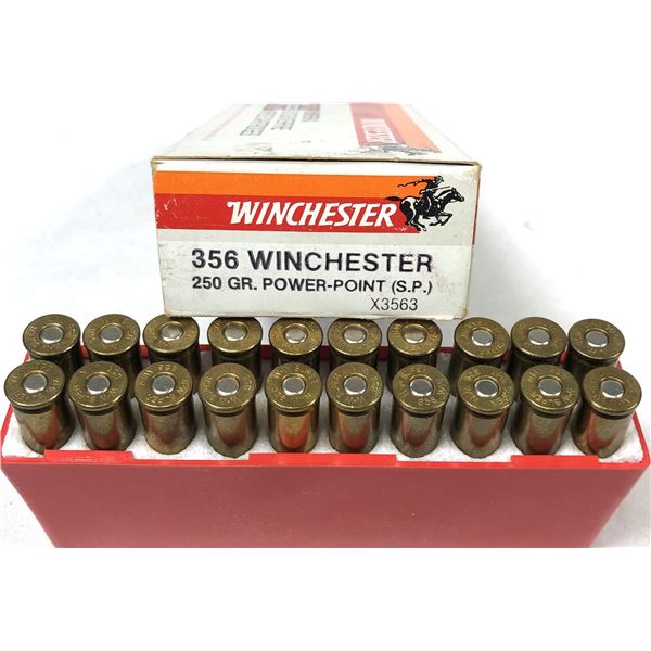 356 Winchester - 250 Grain PP - 20 Rounds