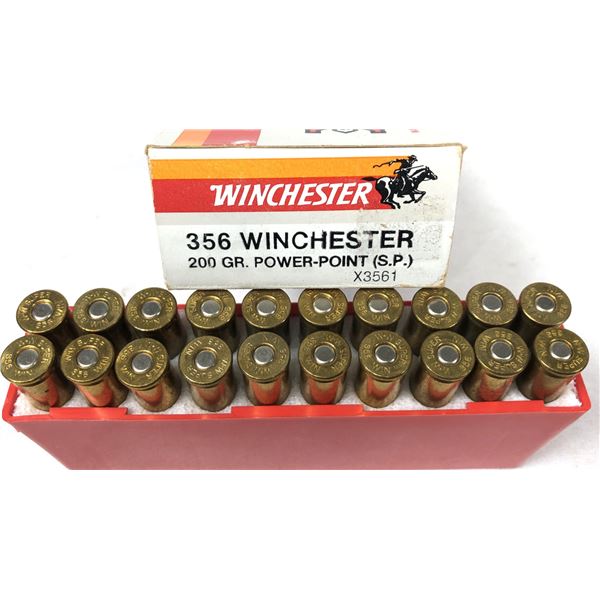 356 Winchester - 200 Grain PP - 20 Rounds