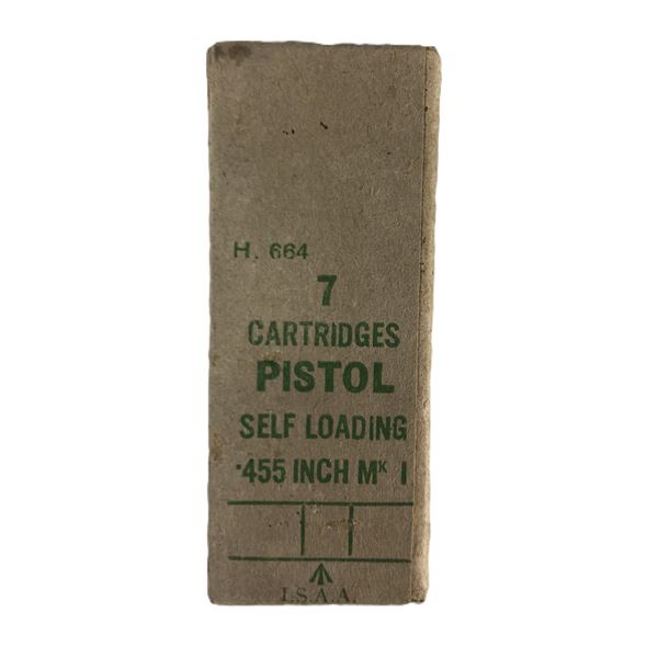 455 Webley MK 1 - 7 Rounds In Box
