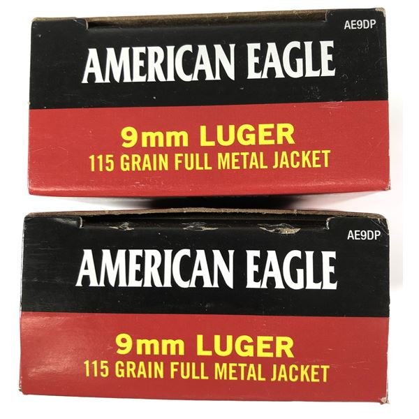 AE 9MM 115 Grain - 100 Rounds