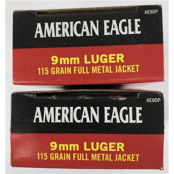 AE 9MM 115 Grain - 100 Rounds