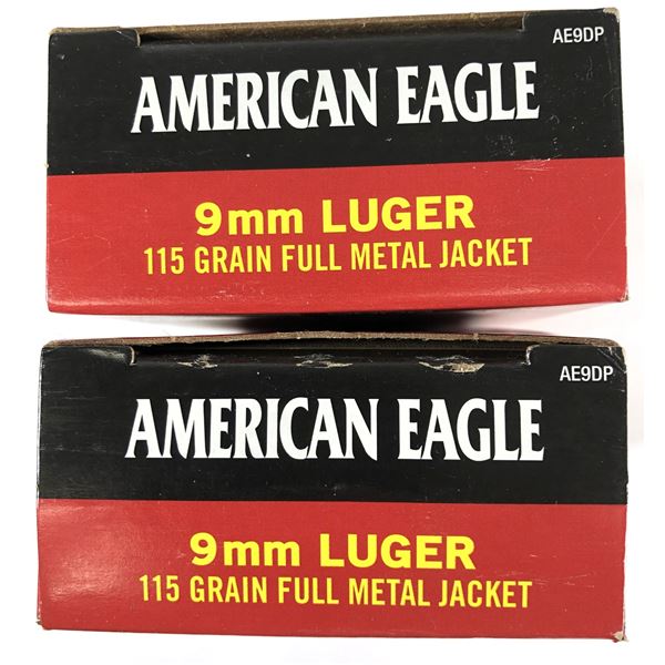 AE 9MM 115 Grain - 100 Rounds