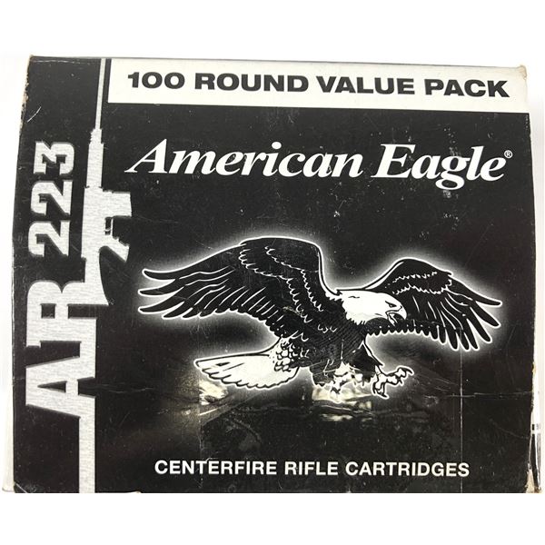 223 REM AE - 100 Rounds - 55 Grain FMJ