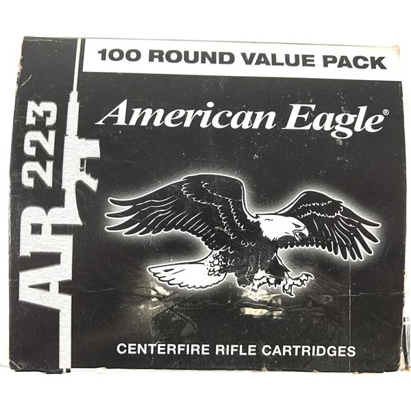 223 REM AE - 100 Rounds - 55 Grain FMJ