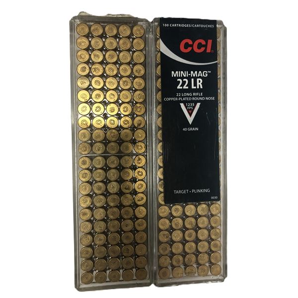22 LR CCI Mini Mag Lot x 200 Rounds