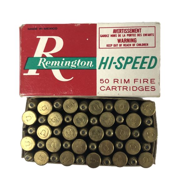 22 LR HP Vintage Remington Box - 50 Rounds