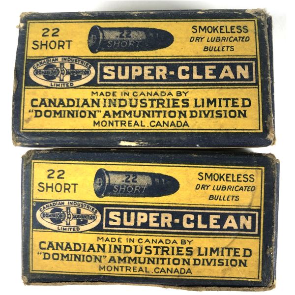22 Short VINTAGE Dominion x2 Boxes - 100 Rds