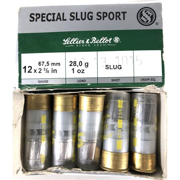 12 Gauge SLUG S&B LOT - x45 Shells